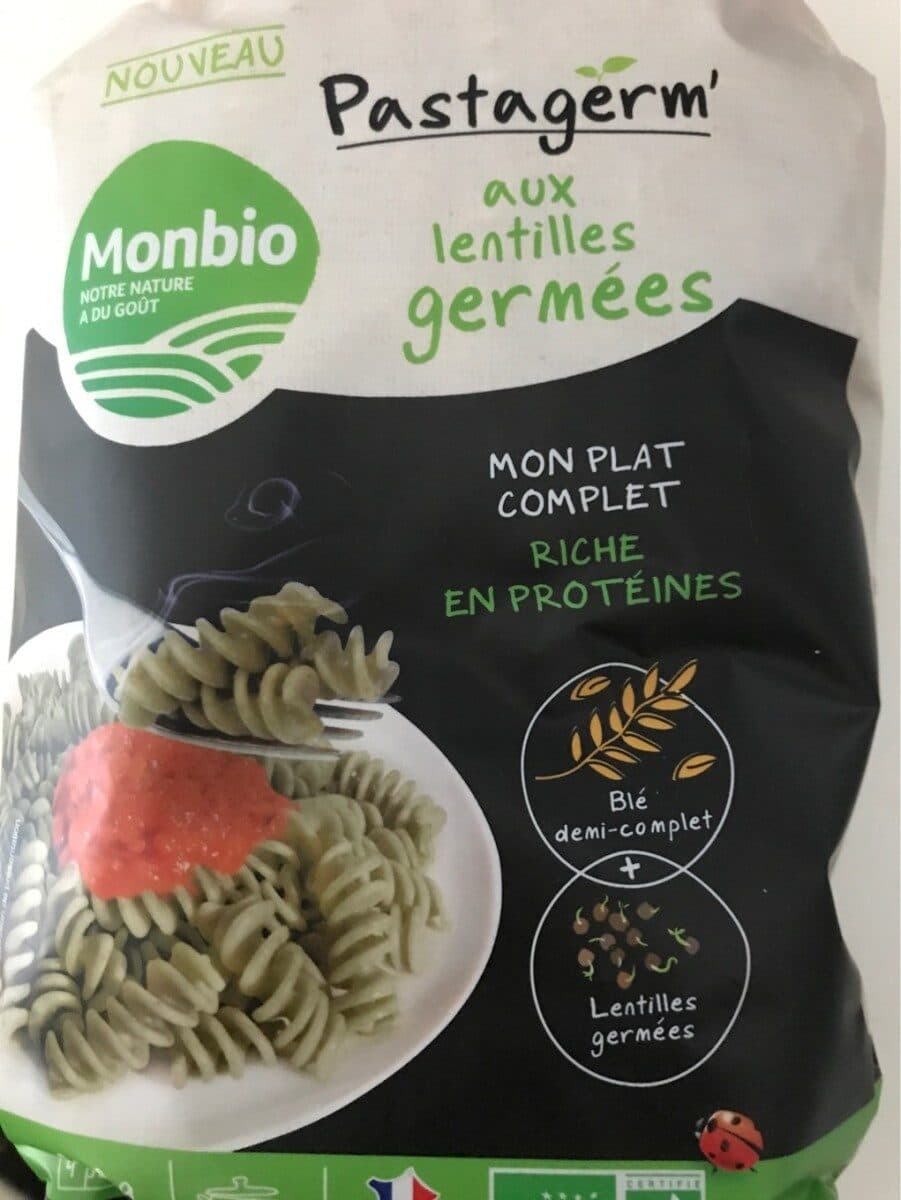 Monbio Pastagerm aux lentilles germées packshot