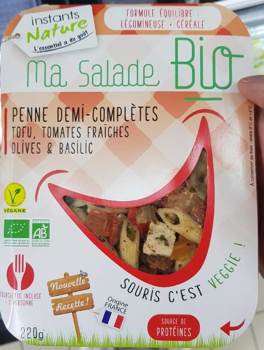 Instants Nature Ma Salade Bio, Penne demi-completes packshot