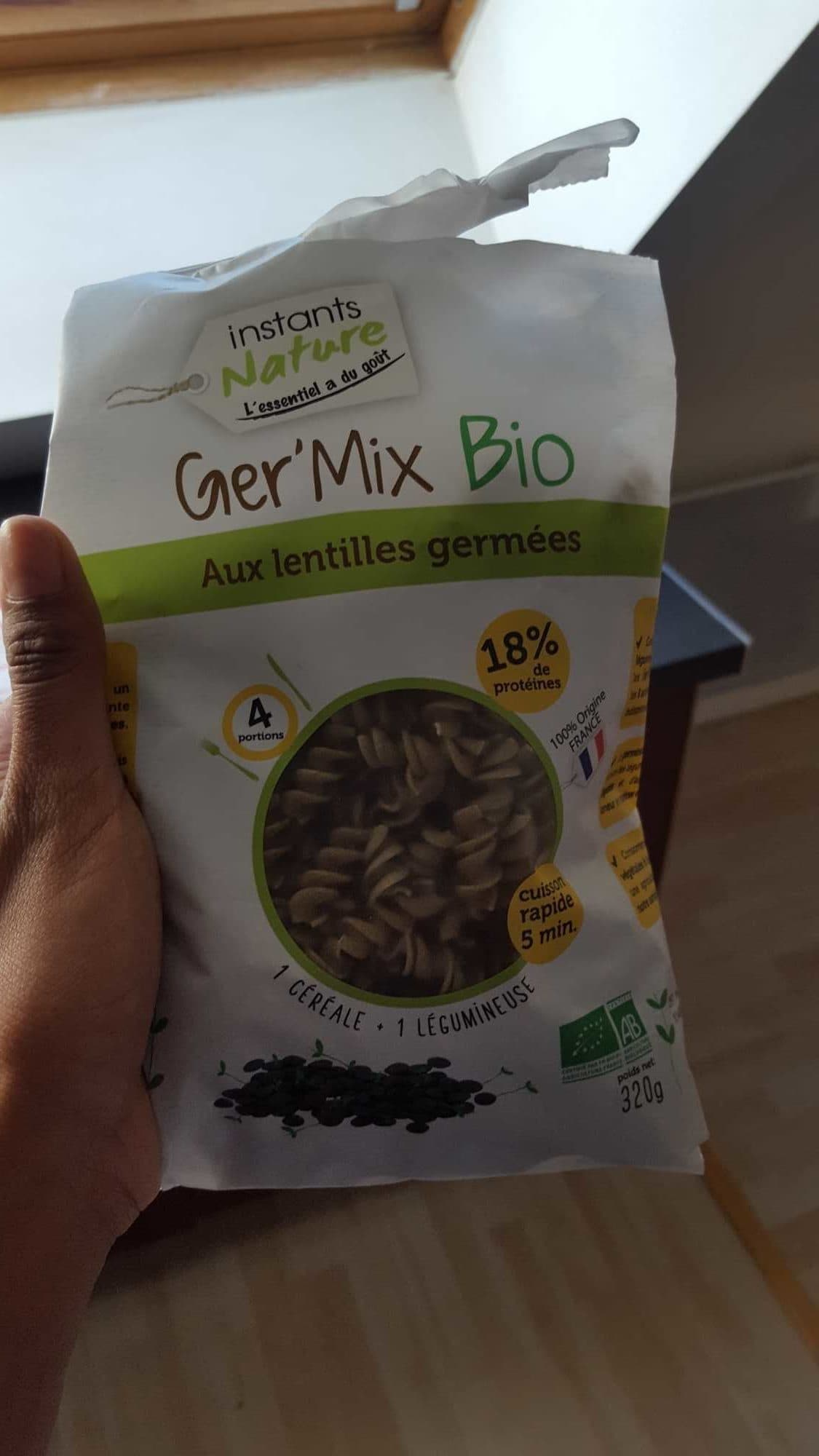Instants Nature Germix bio packshot