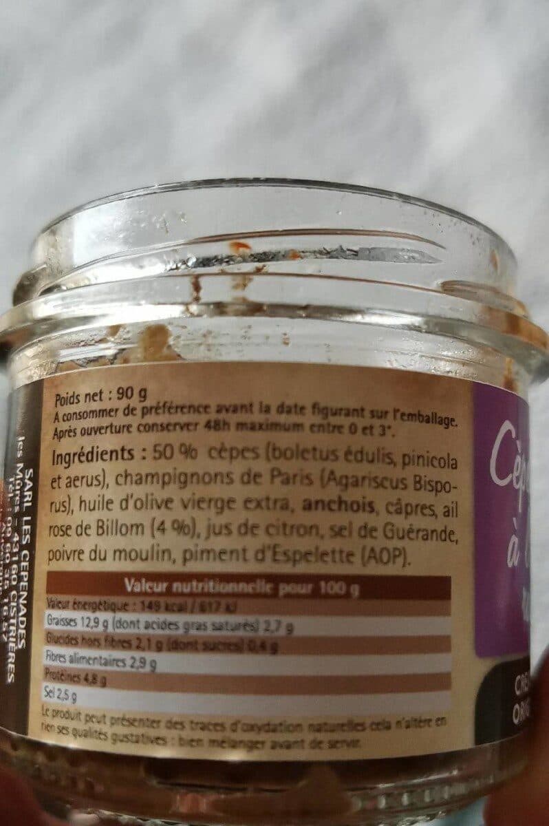 Les cepenades Cèpenade à l'ail rose packshot