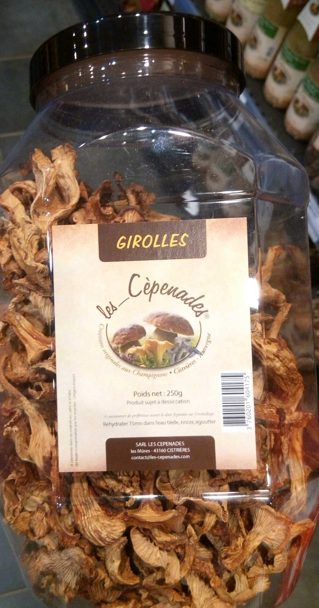 Les Cèpenades Girolles packshot
