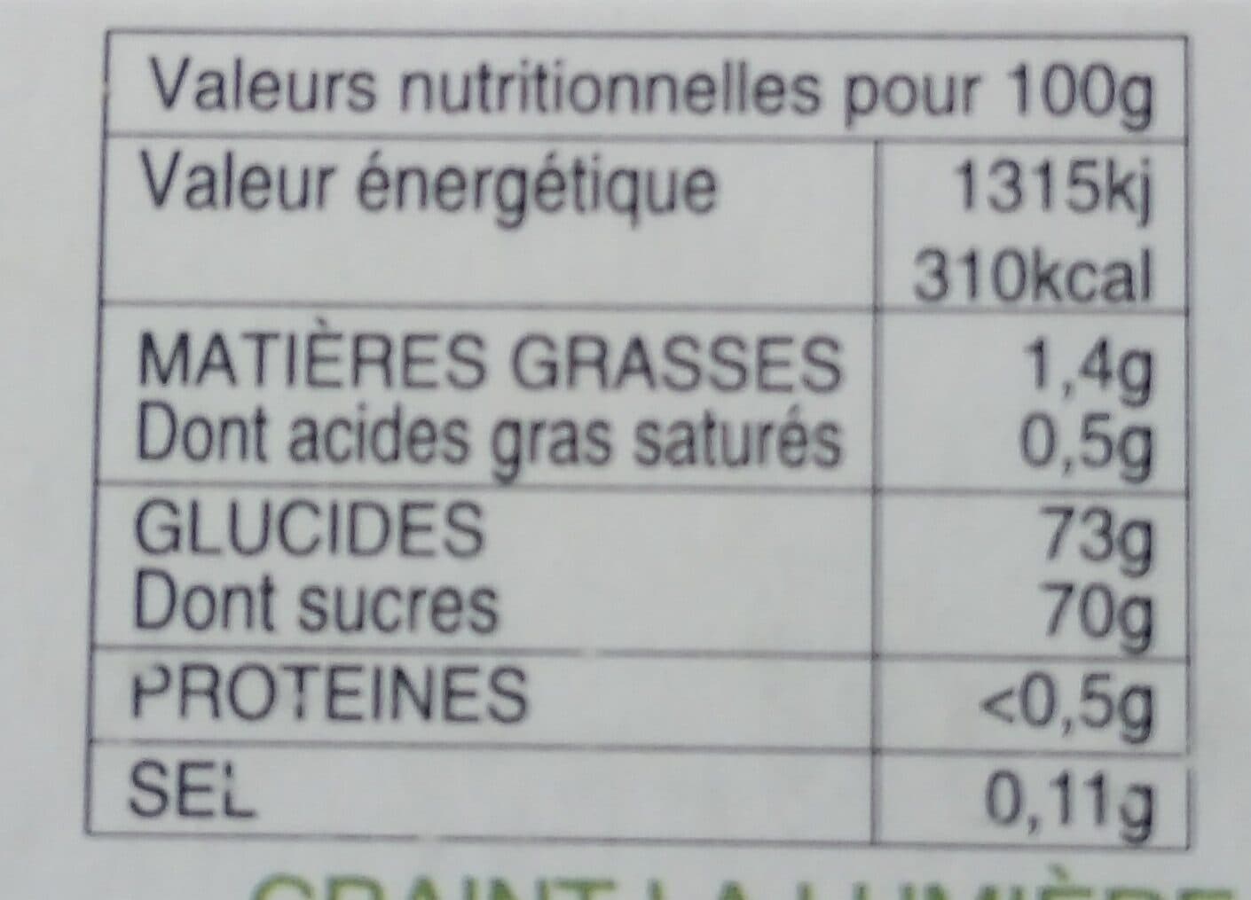 Open Food Facts L'angélique du marais poitevin packshot