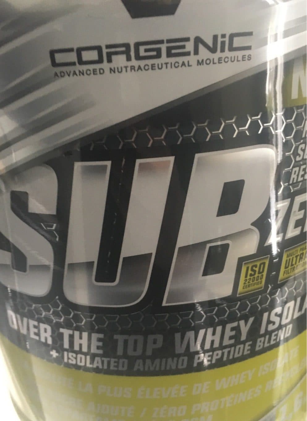 Corgenic Sub zero packshot