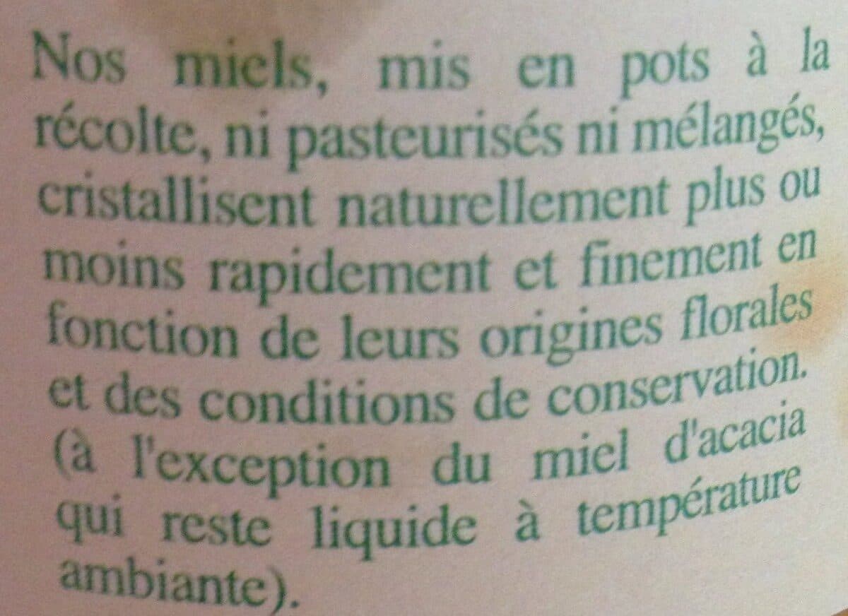 Les Ruchers du Centre Miel de france d'acacia packshot