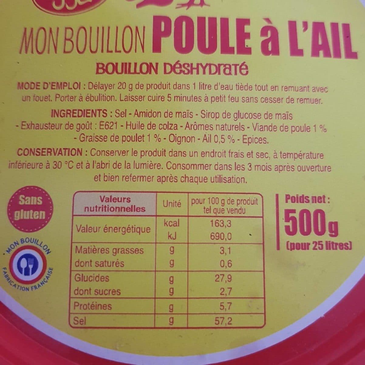 Open Food Facts POULE à L'AIL packshot