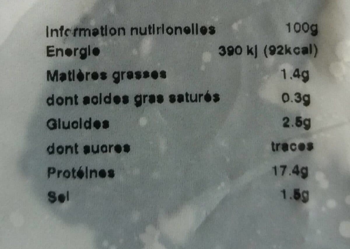 Open Food Facts Cocktail de fruits de mer surgelés packshot
