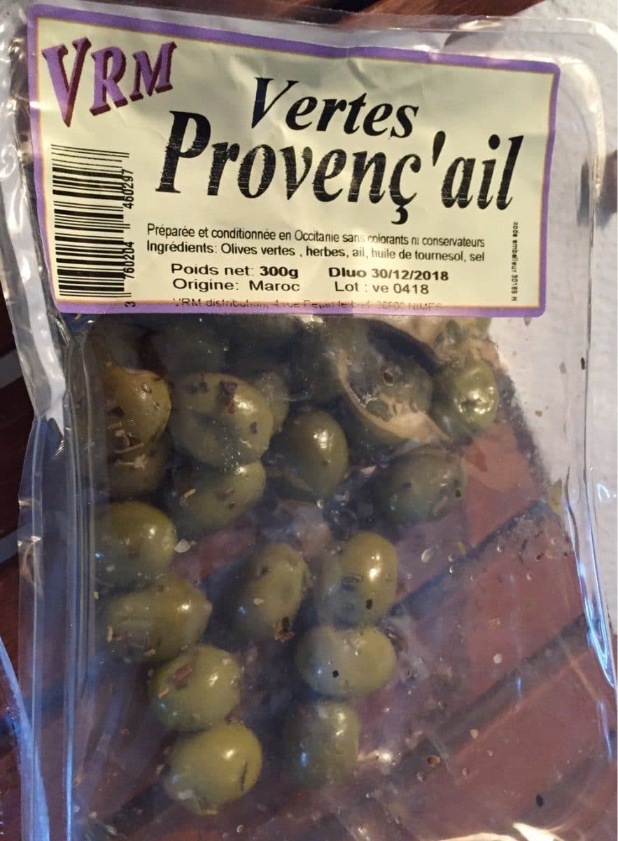 Open Food Facts Vertes Provenç'ail packshot
