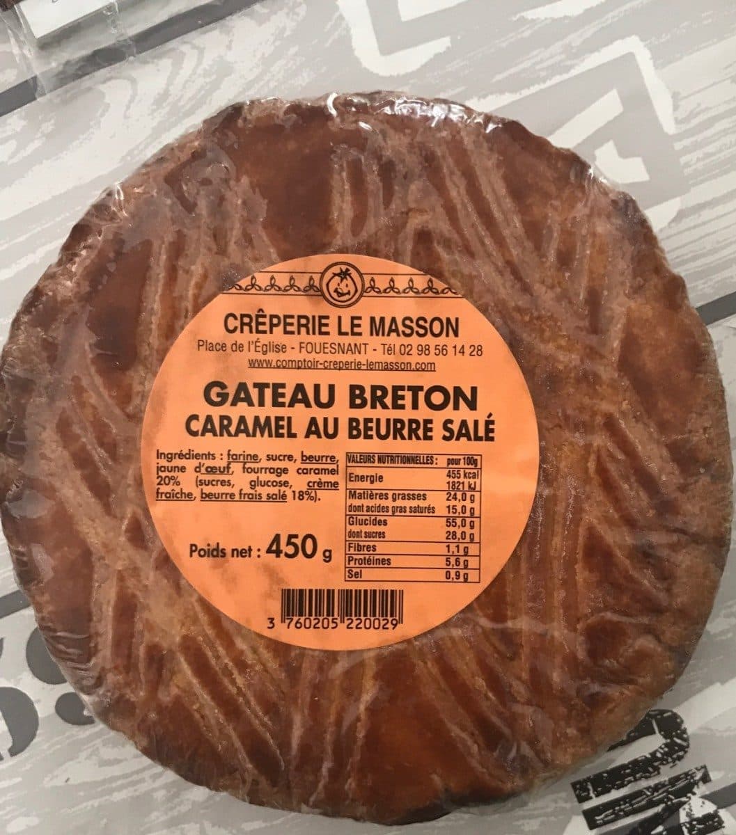 Crêperie Le Masson Gâteau Breton Caramel au Beurre Salé packshot