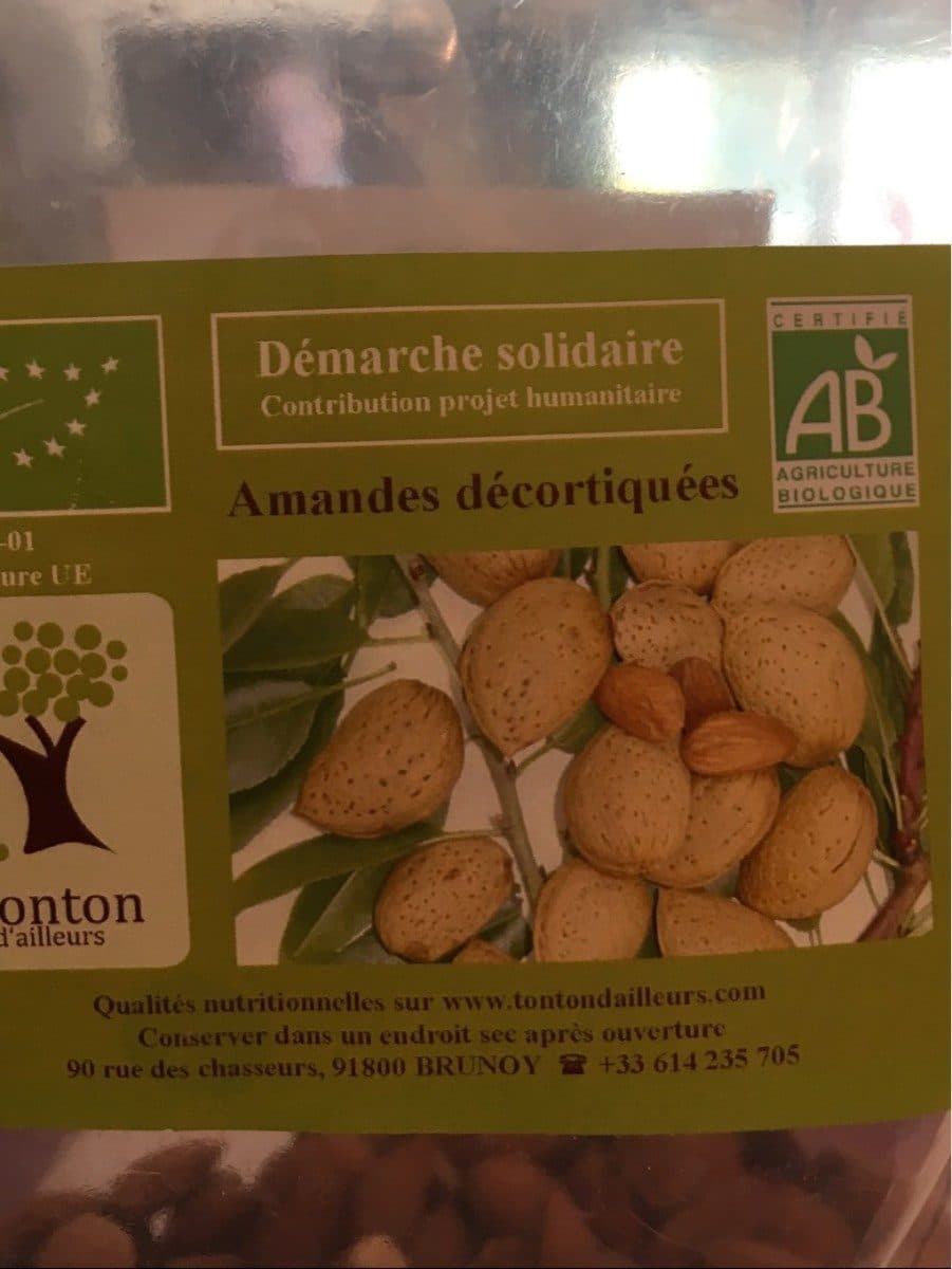 Open Food Facts Amandes décortiquées packshot