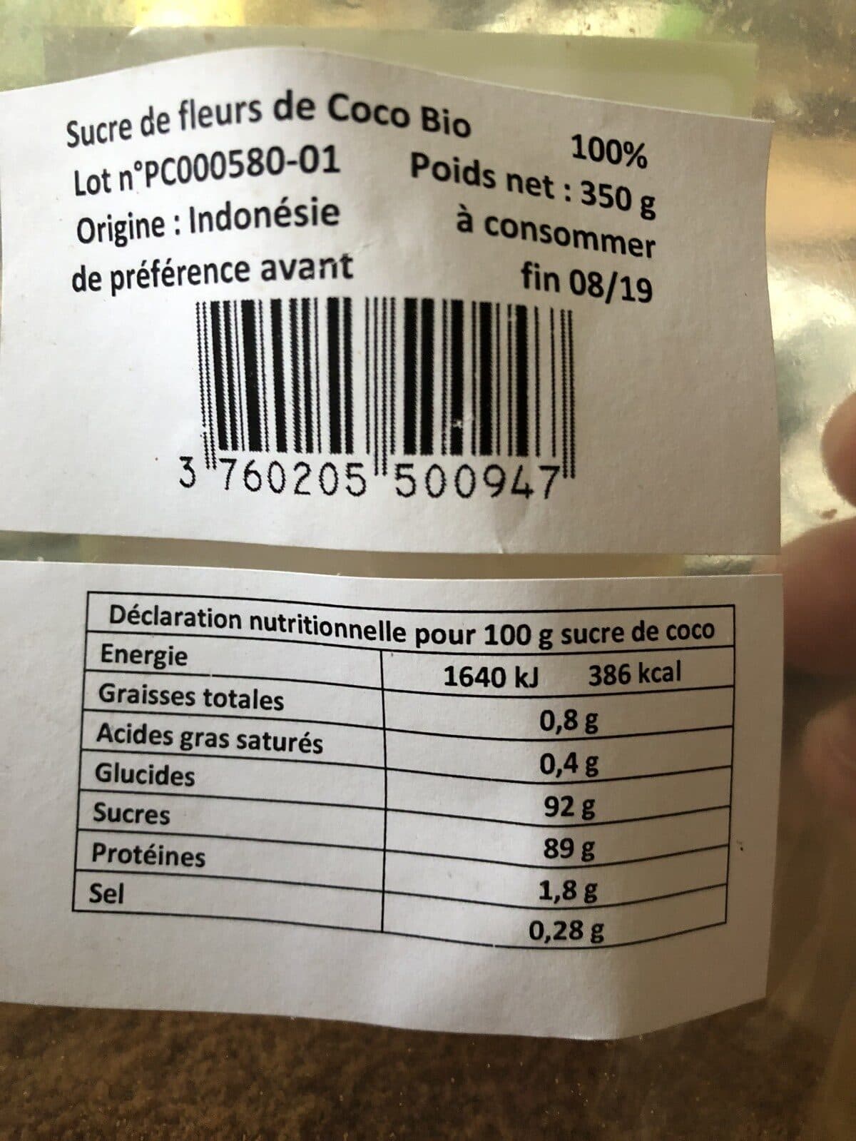 Tonton d'Ailleurs Sucre de coco packshot