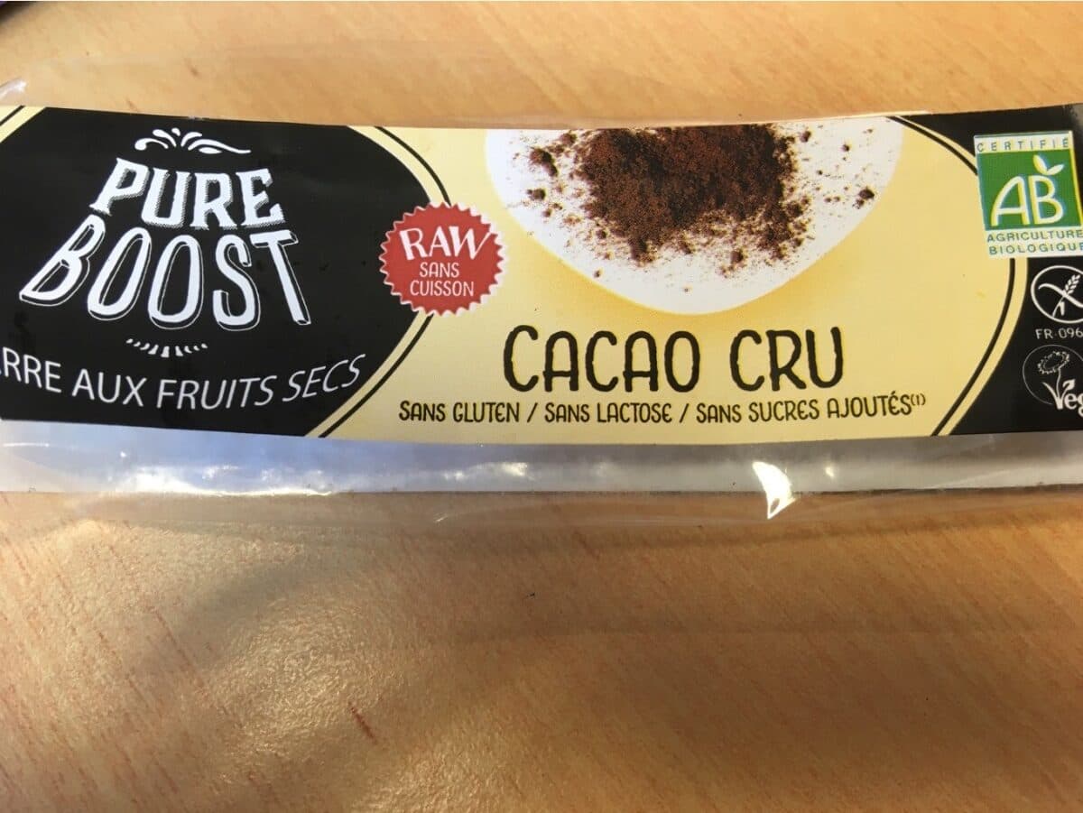 Open Food Facts Barre aux fruits secs packshot