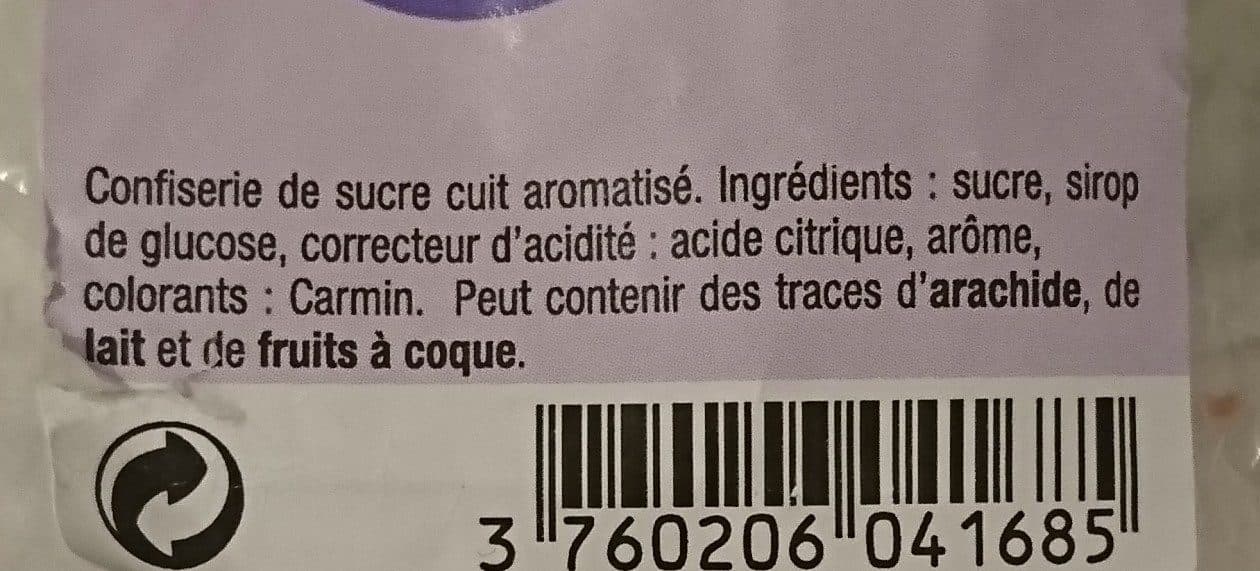 Open Food Facts Bonbons saveur violette packshot