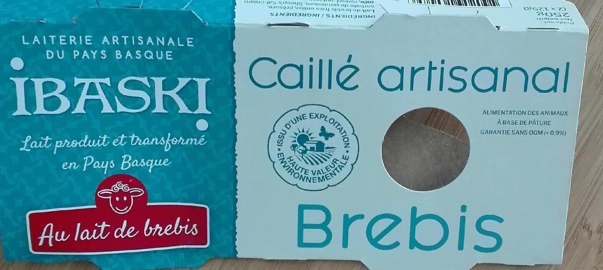 Ibaski Brebis caille artisanal packshot