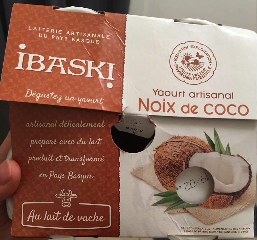 IBASKI Yaourt artisanal noix de coco packshot