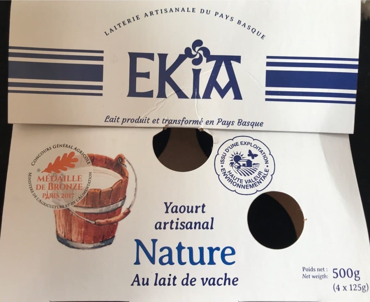 Ekia Yaourt nature packshot