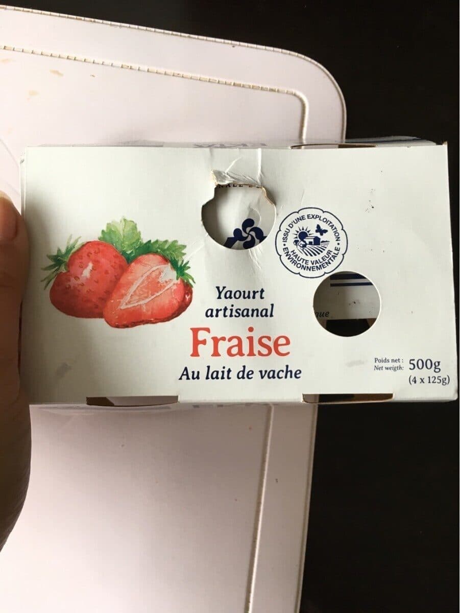 Ekia Yaourt artisanal Fraise packshot