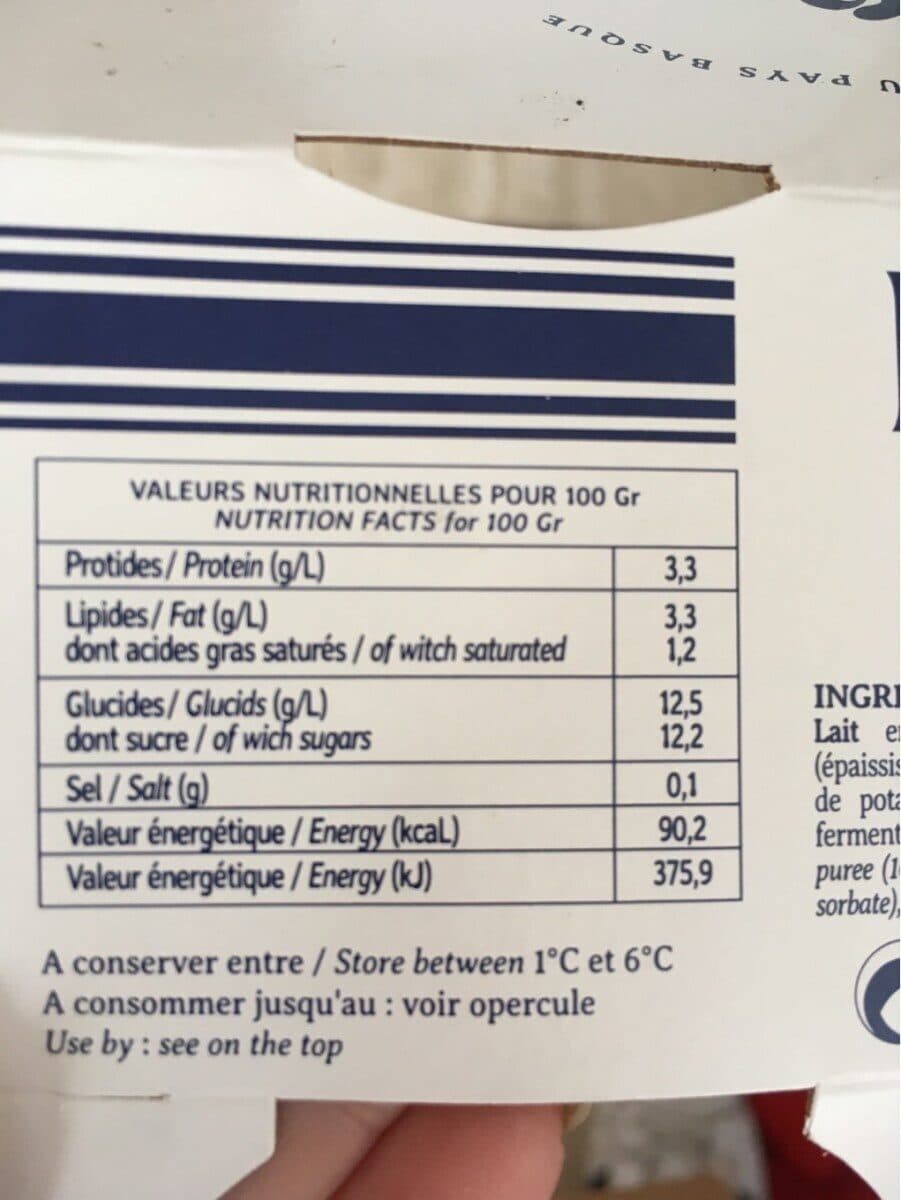 Ekia Yaourt artisanal Fraise packshot