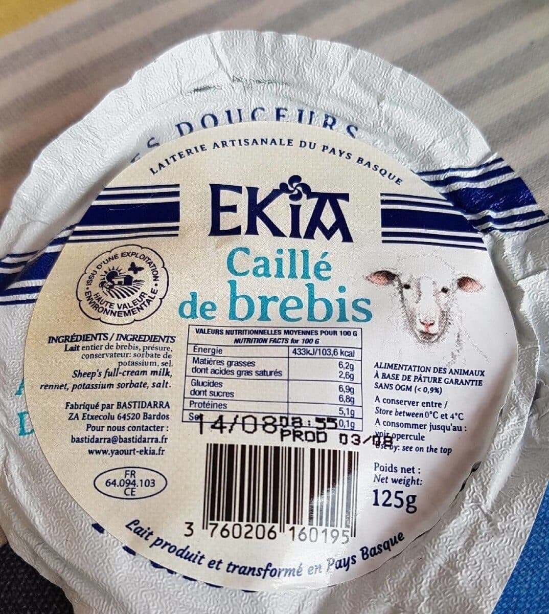 Ekia Caillé de brebis packshot
