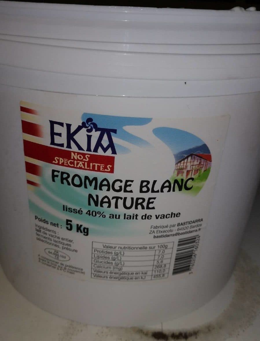 Ekia Fromage blanc nature packshot
