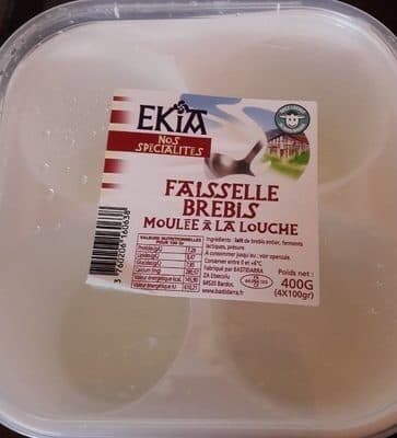 Ekia Faisselle brebis moulée à la louche packshot