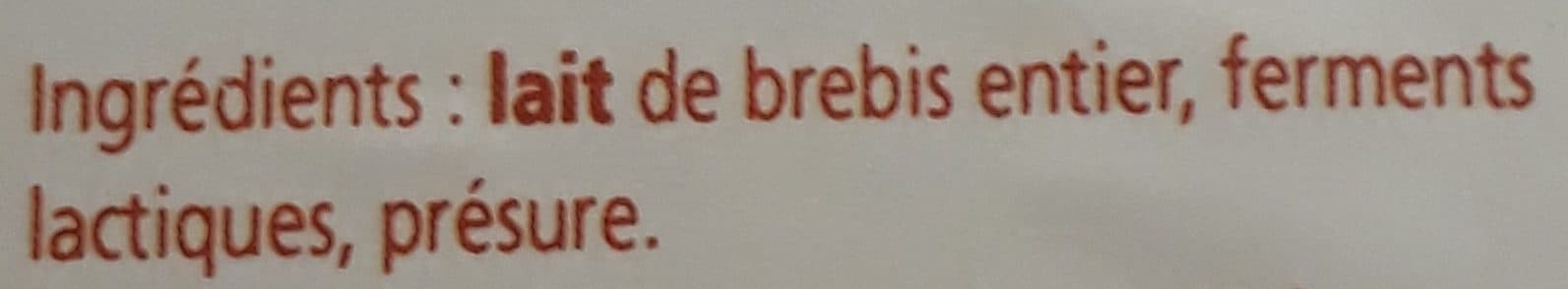 Ibaski Faisselle brebis moulée à la louche packshot