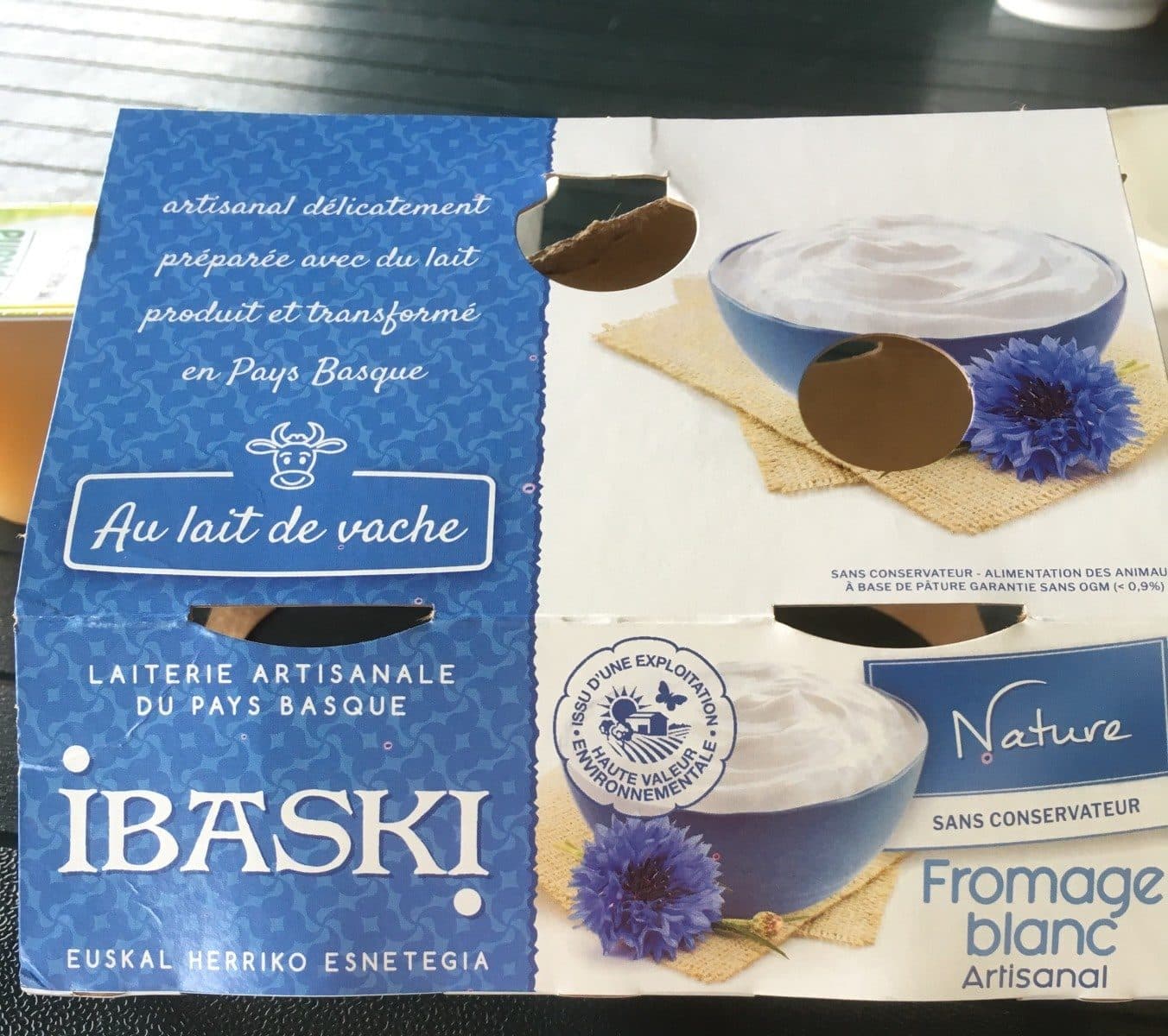 Ibaski Fromage blanc packshot