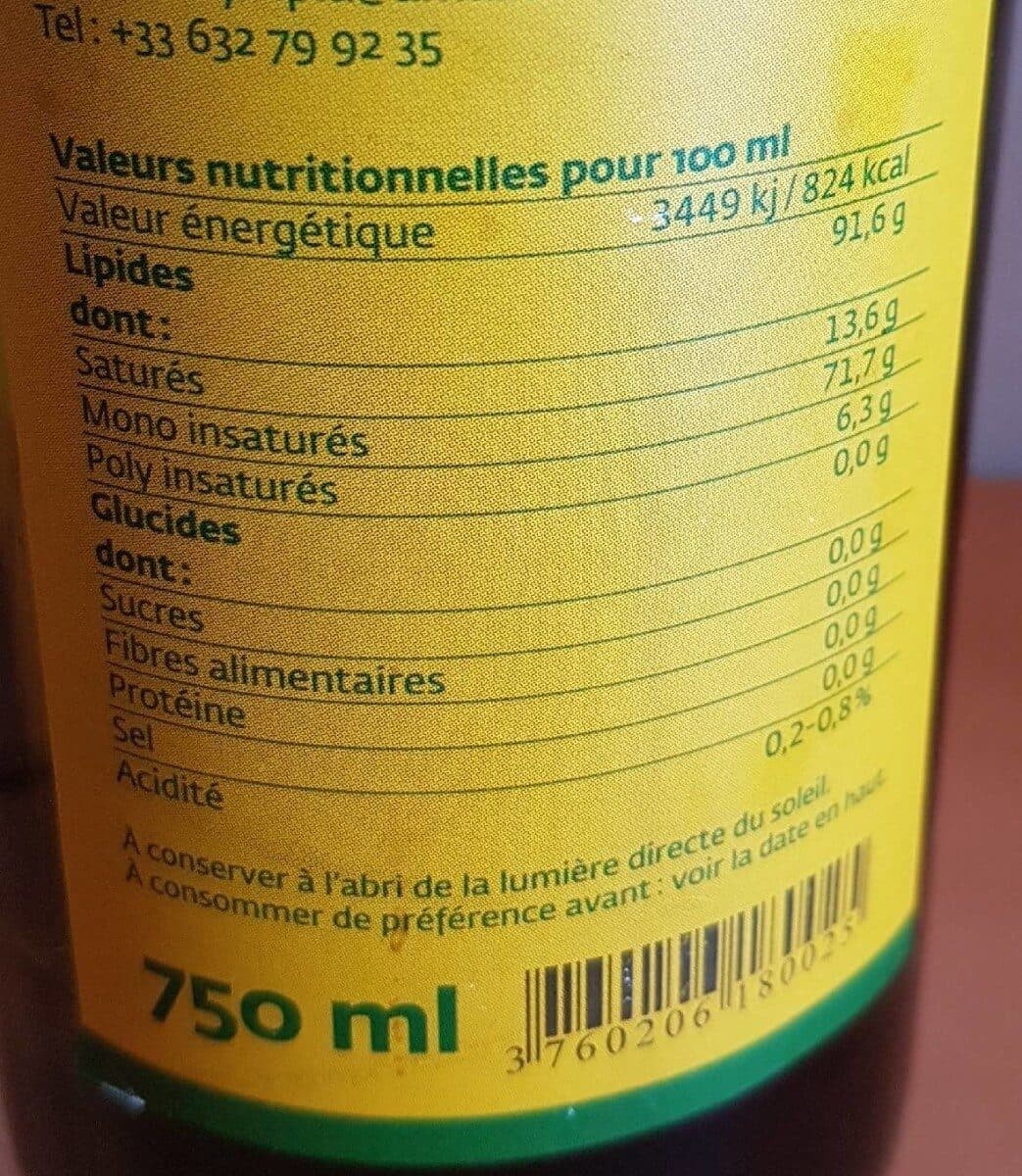 Open Food Facts Huile d'olive packshot