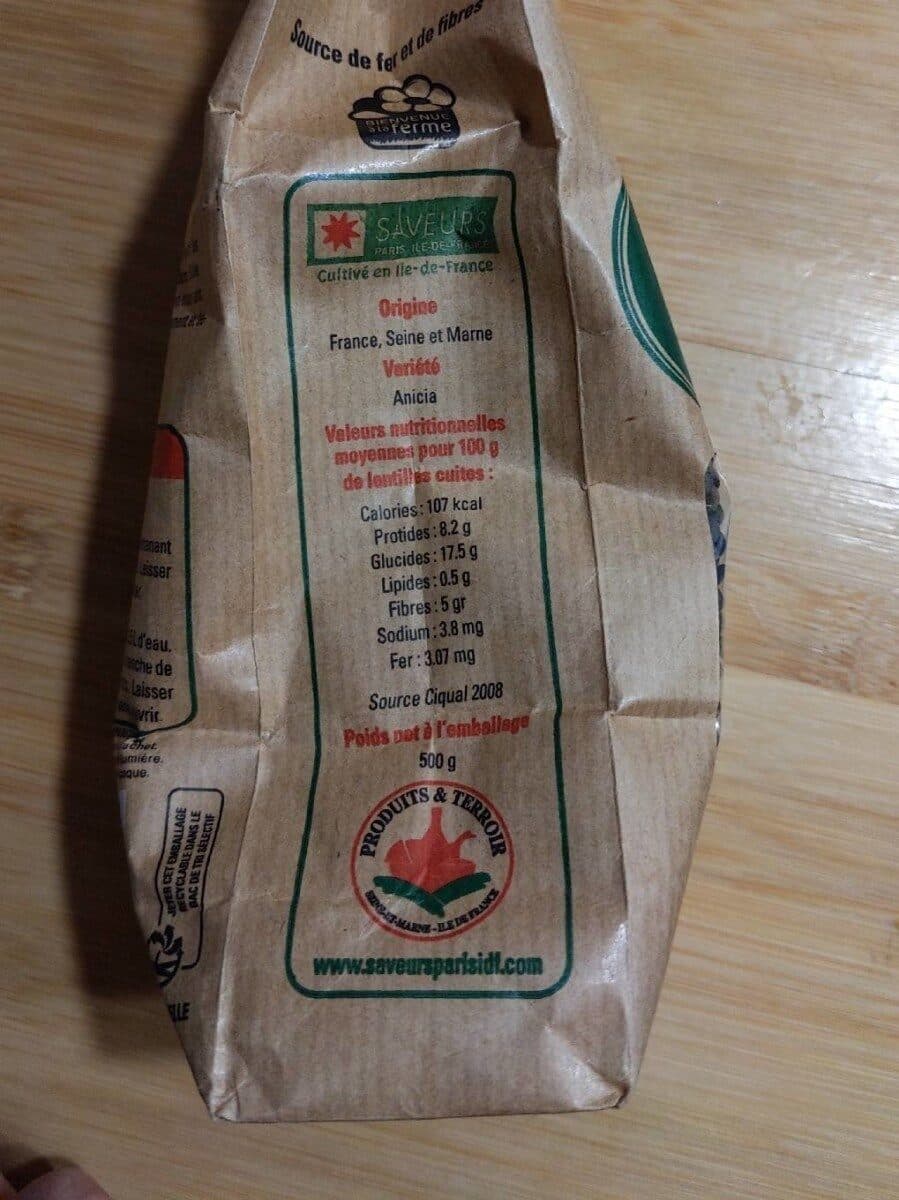 Ferme De Ferolles Lentilles vertes de la brie packshot