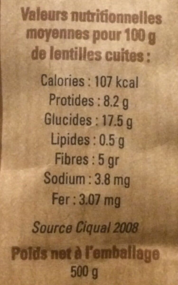 Salma Lentilles blondes de la Brie packshot