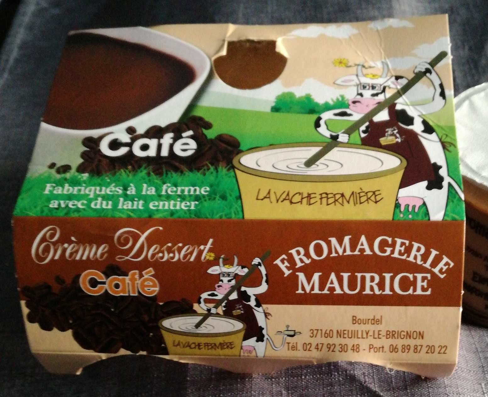 Fromagerie Maurice Crème dessert café packshot