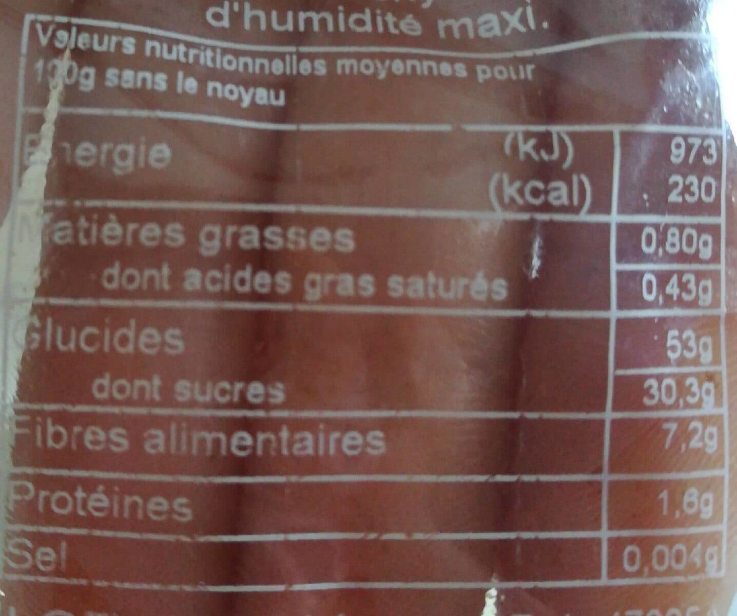 Les Vergers de Fonbio Pruneaux moelleux packshot