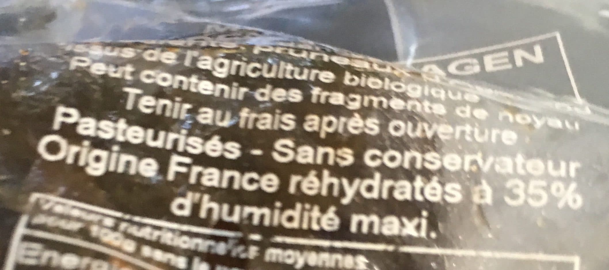 Les Vergers de Fonbio Pruneaux d'Agen Dénoyautés packshot