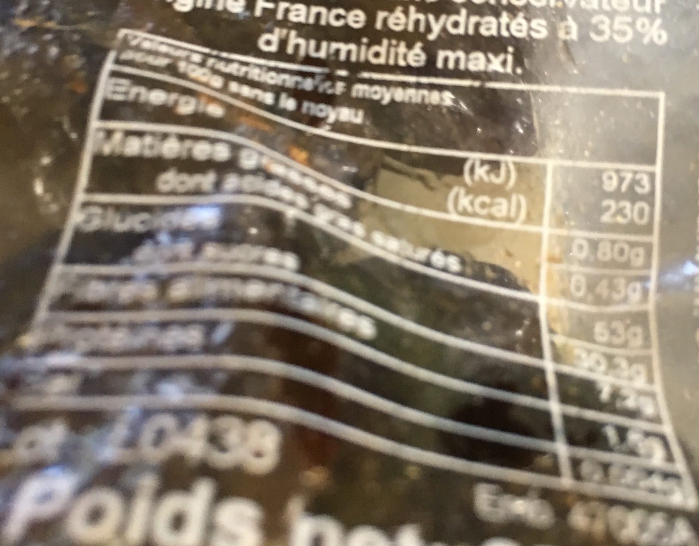 Les Vergers de Fonbio Pruneaux d'Agen Dénoyautés packshot