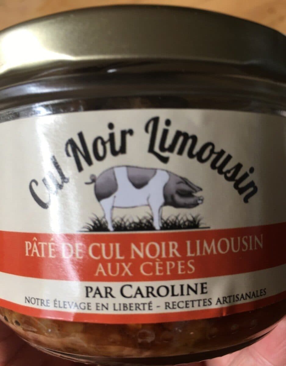 Les secrets de Caroline Pâté de cul noir Limousin aux cèpes packshot