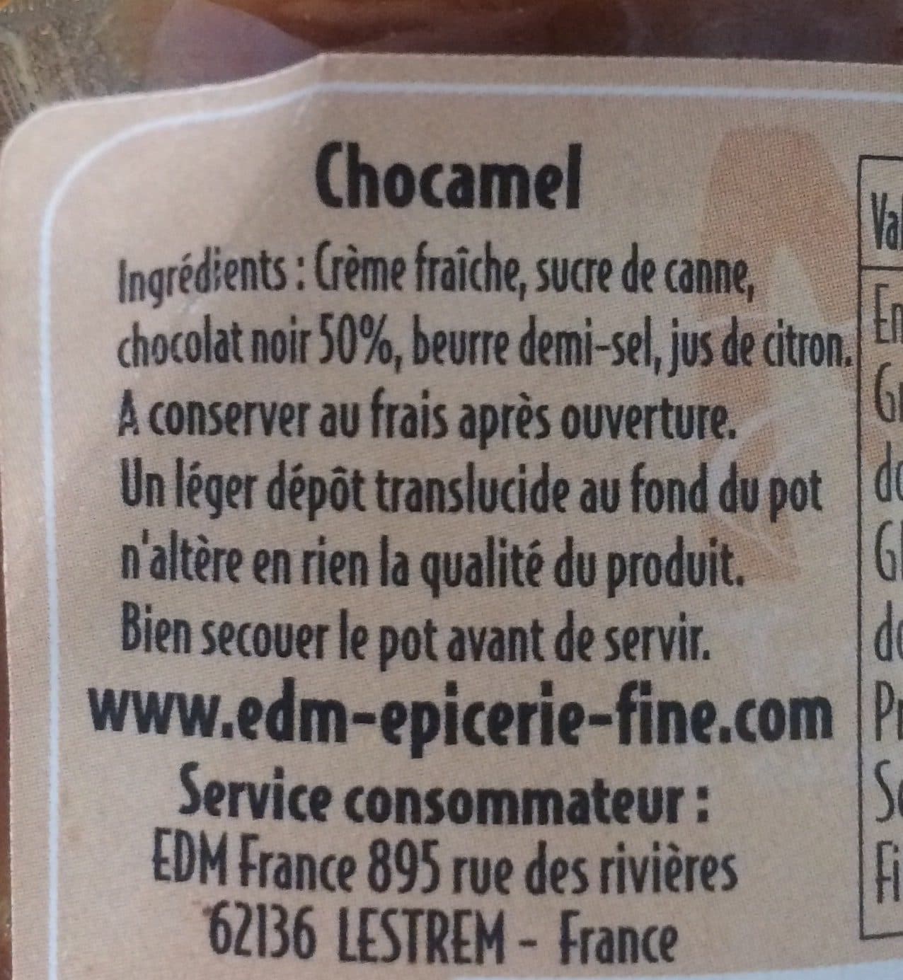 Terroires d'exception Chocamel packshot