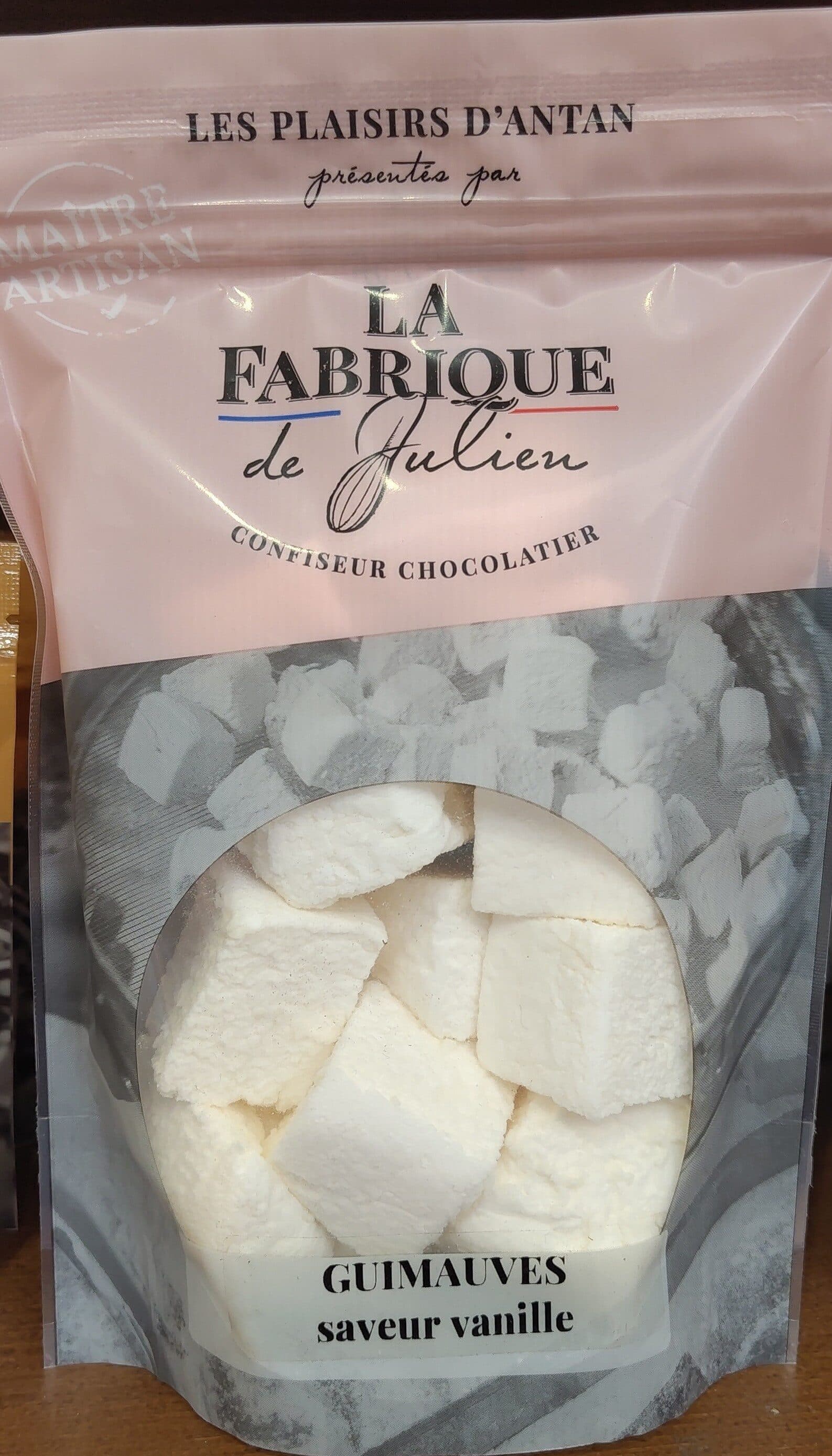La fabrique de Julien Guimauves vanille packshot