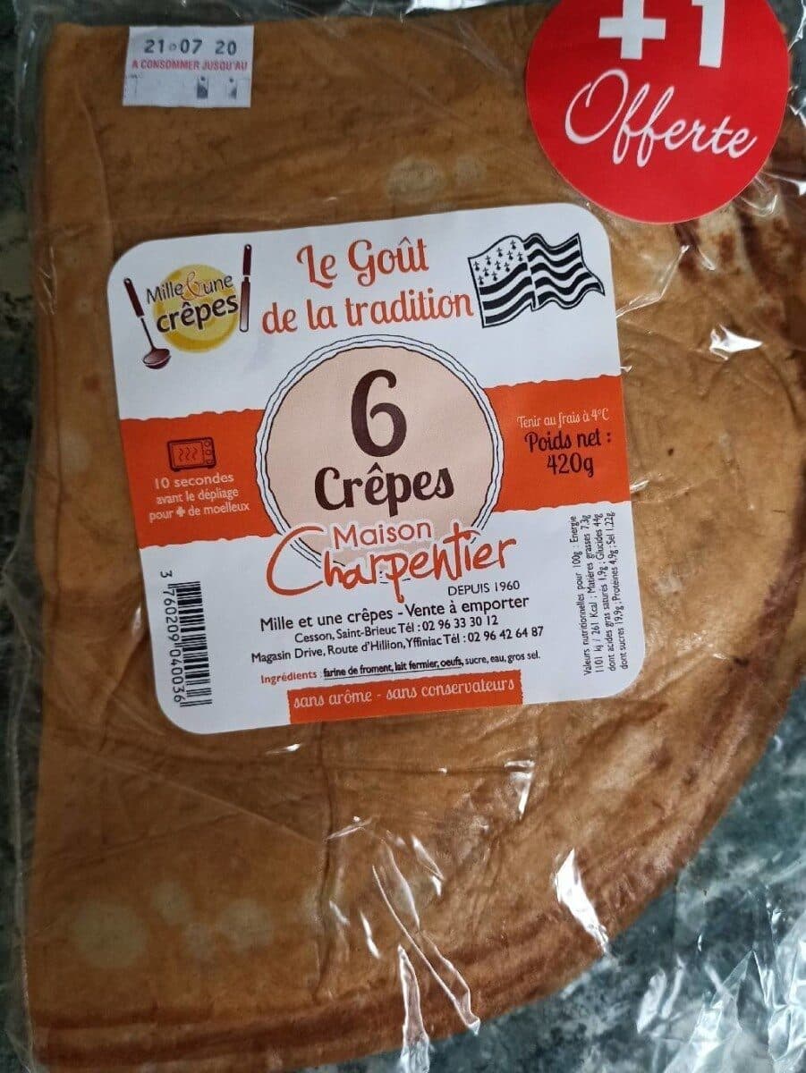 Open Food Facts Crêpes packshot