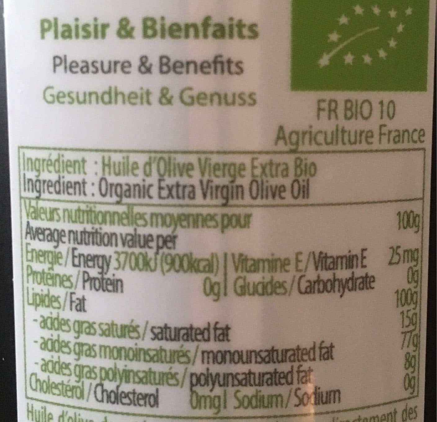 La Lieutenante Huile D'olive De La Vallée Des Baux-de-provence Aop packshot