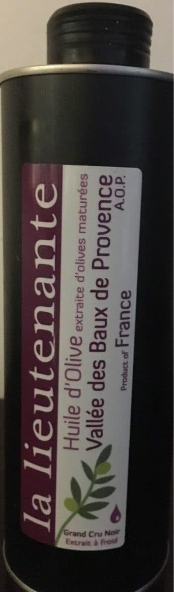 Open Food Facts Huile d'olive vallee des baux de provences packshot