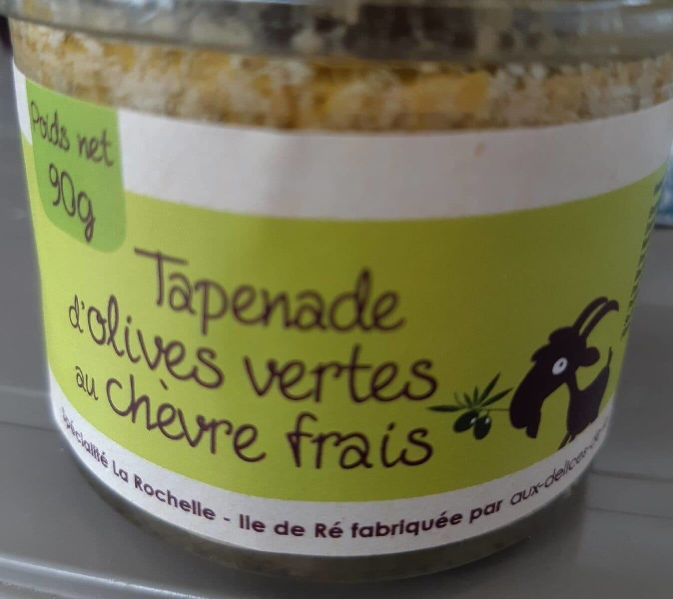 Open Food Facts tapenade d olives vertes au chèvre frais packshot