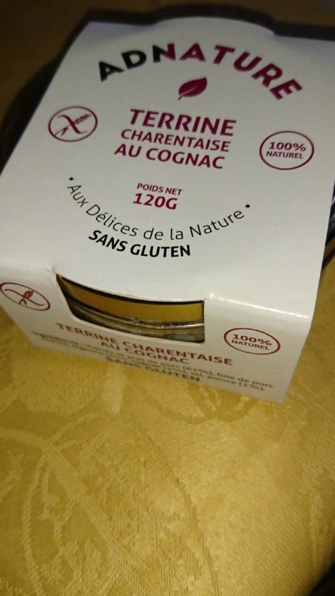 Open Food Facts Terrine charentes au cognac packshot