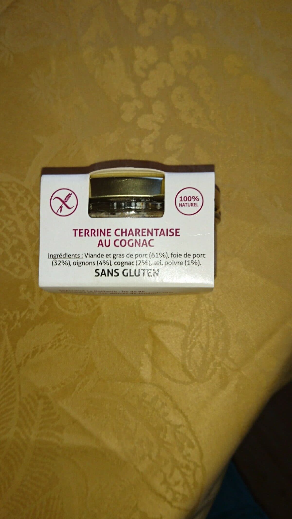 Open Food Facts Terrine charentes au cognac packshot
