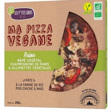 Les p'tits chefs du bio Pizza reine packshot