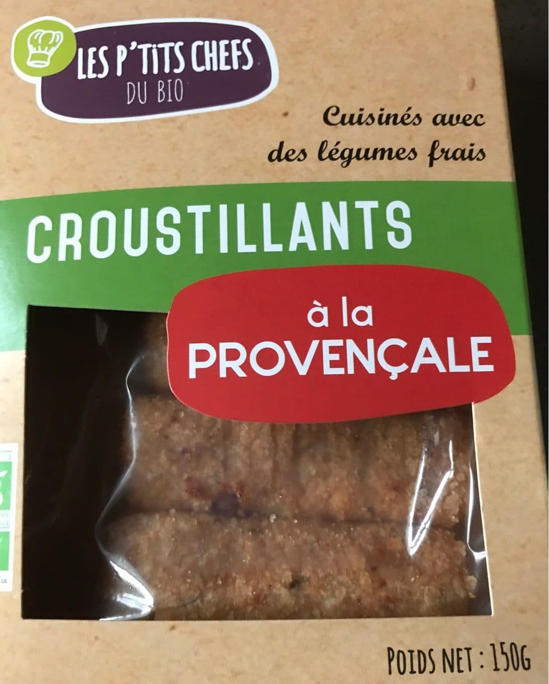 Les p'tits chefs du bio Croustillants à la Provençale packshot