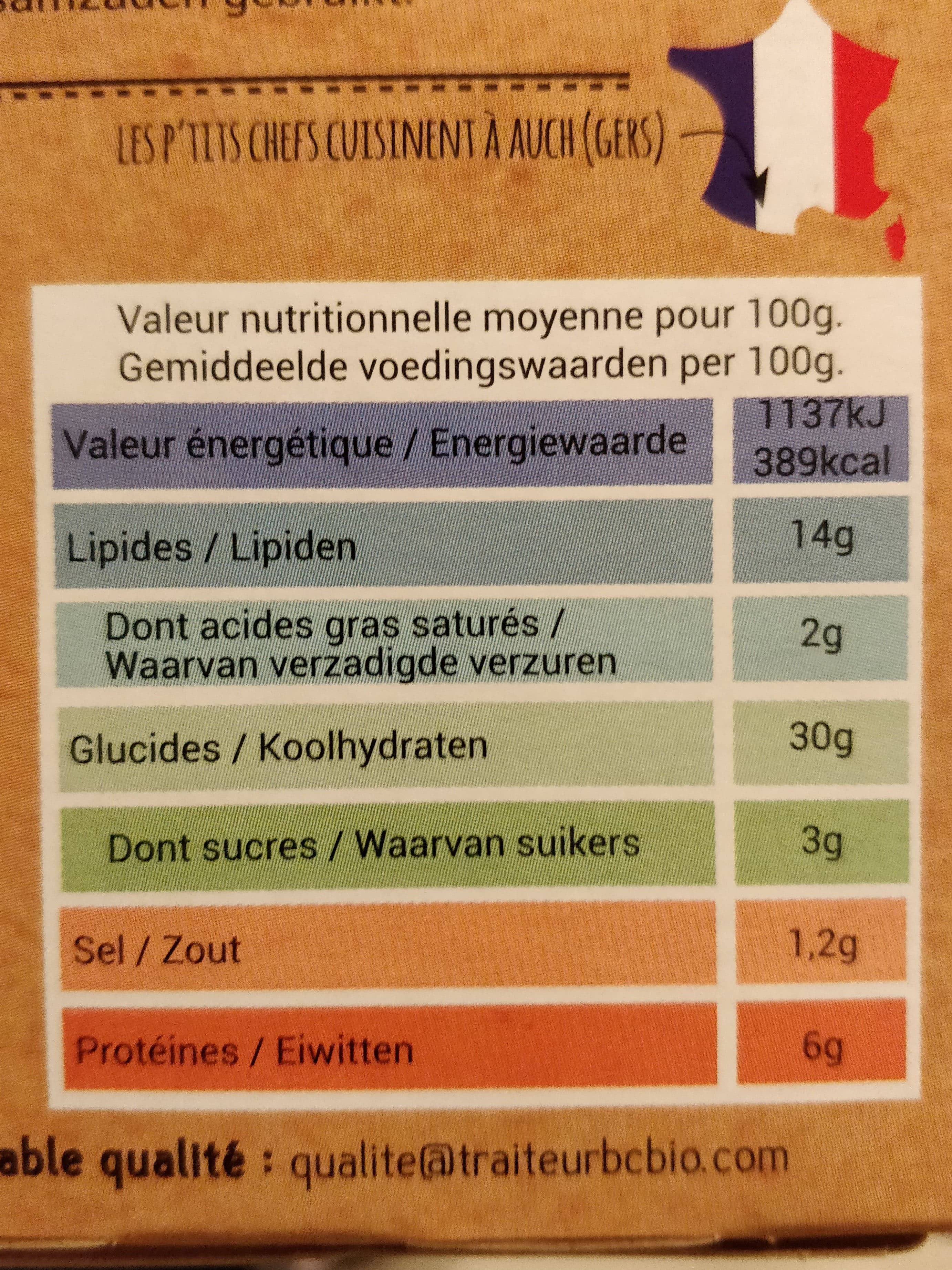 Les p'tits chefs du bio Croustillants à la Provençale packshot