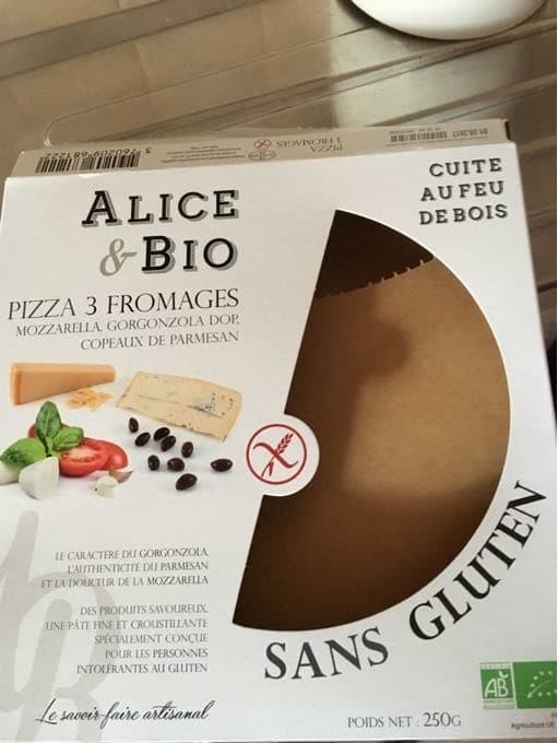 Alice Et Bio Pizza 3 Fromages packshot