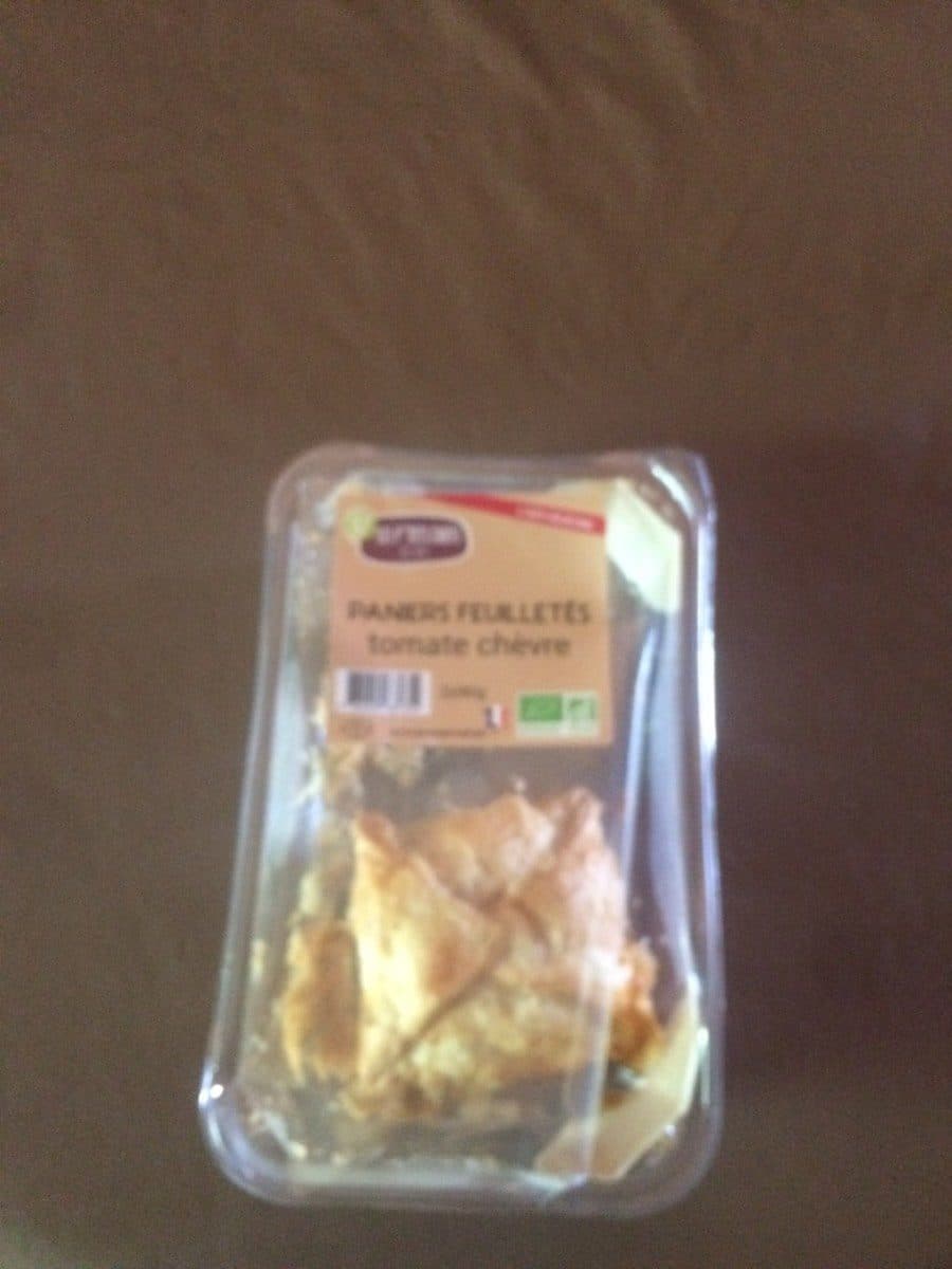 Open Food Facts Paniers feuilletés tomates chèvre packshot