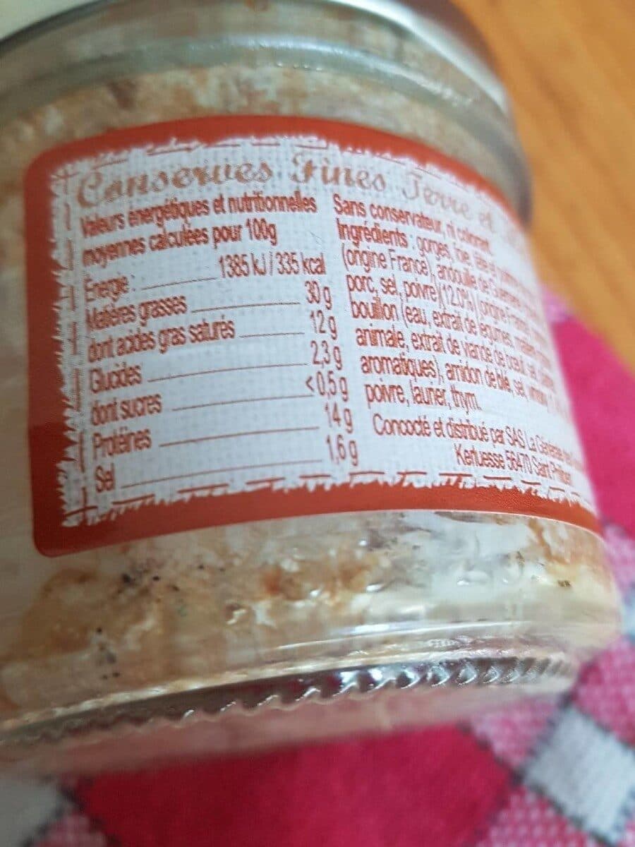 Open Food Facts Pâte breton à l'andouille packshot