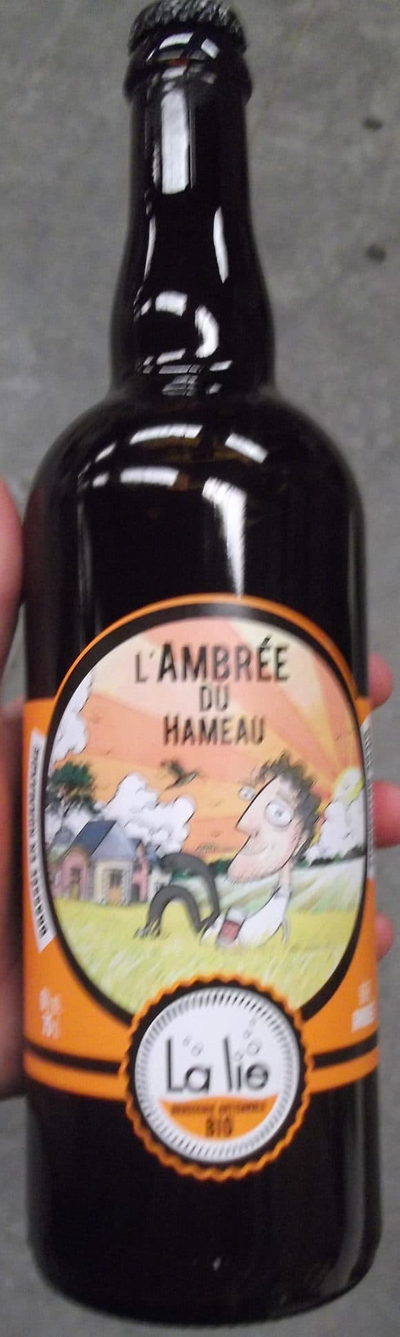 Brasserie La Lie L'ambrée du hameau packshot
