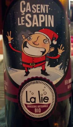 Brasserie La Lie Bière bio Ça sent le sapin packshot